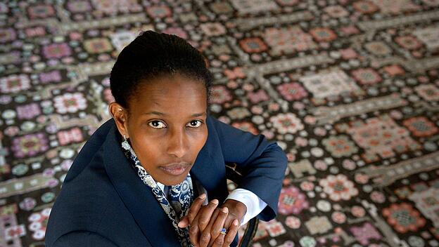 Ayaan Hirsi Ali, die berühmte Islam-Kritikerin, Politikerin und Feministin